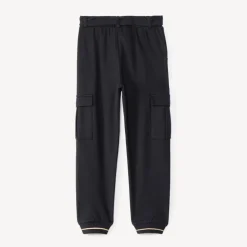 Joggingbroek met tailleband en geborduurde sterren meisjes