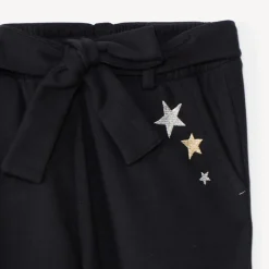 Joggingbroek met tailleband en geborduurde sterren meisjes