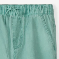 Joggingbroek van eenkleurige stof jongens