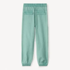 Joggingbroek van eenkleurige stof jongens