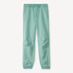 Joggingbroek van eenkleurige stof jongens