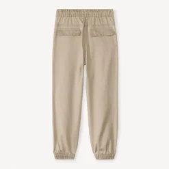 Joggingbroek van eenkleurige stof jongens