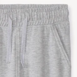 Joggingbroek van effen fleece meisjes