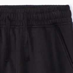 Joggingbroek van fleece, effen, meisjes