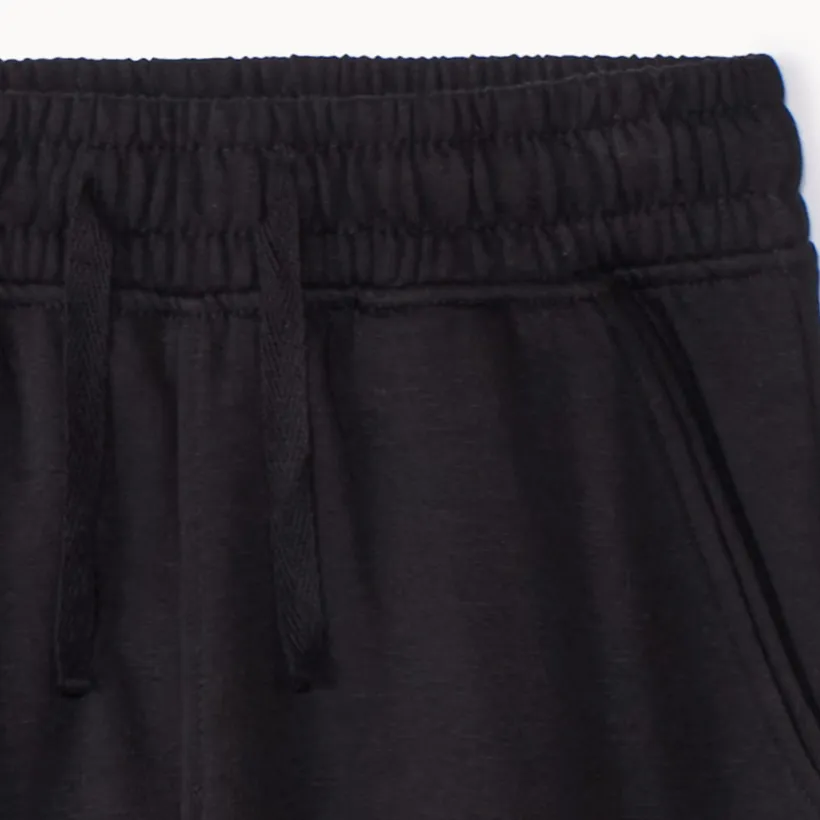 Joggingbroek van fleece, effen, meisjes
