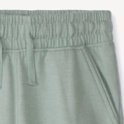 Joggingbroek van fleece, effen, meisjes