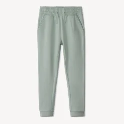 Joggingbroek van fleece, effen, meisjes