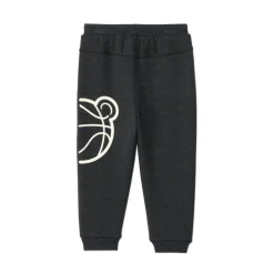 Joggingbroek van fleece met 3D-lusjespatches voor babyjongens