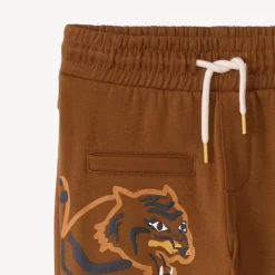 Joggingbroek van fleece met speels dierenpatroon jongens