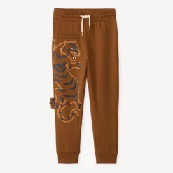 Joggingbroek van fleece met speels dierenpatroon jongens