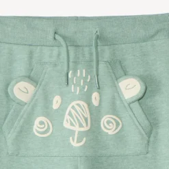 Joggingbroek voor babyjongens met een speelse kangoeroezak
