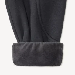 Joggingbroek voor babyjongen van zacht velours met skatepatch