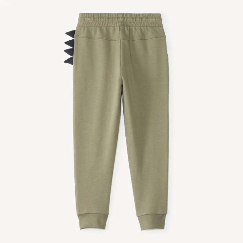 Joggingbroek voor jongens van fleece met speelse zak.