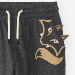 Joggingbroek voor jongens van fleece met speelse zak.