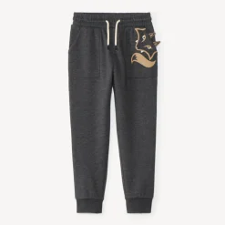 Joggingbroek voor jongens van fleece met speelse zak.