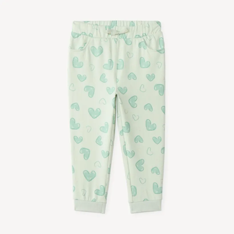 Joggingbroek voor meisjes met hartjesprint