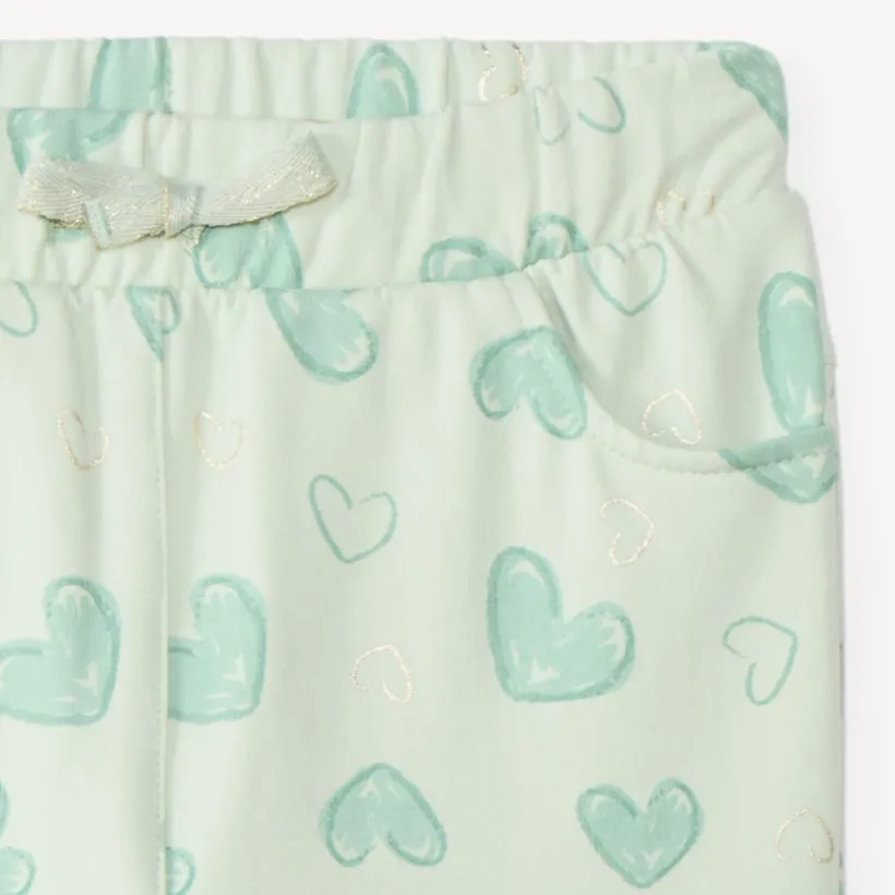 Joggingbroek voor meisjes met hartjesprint