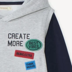 Jogging- en sweatshirtset voor jongens met kleurblokken