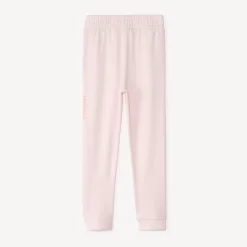 Jogging fleece effen met print meisjes