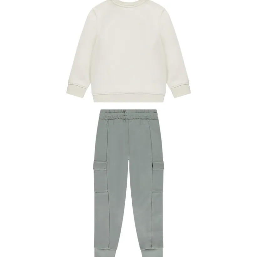 Jogging fleece met surfprint voor jongen
