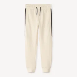 Jogging fleece uni met strepen jongens