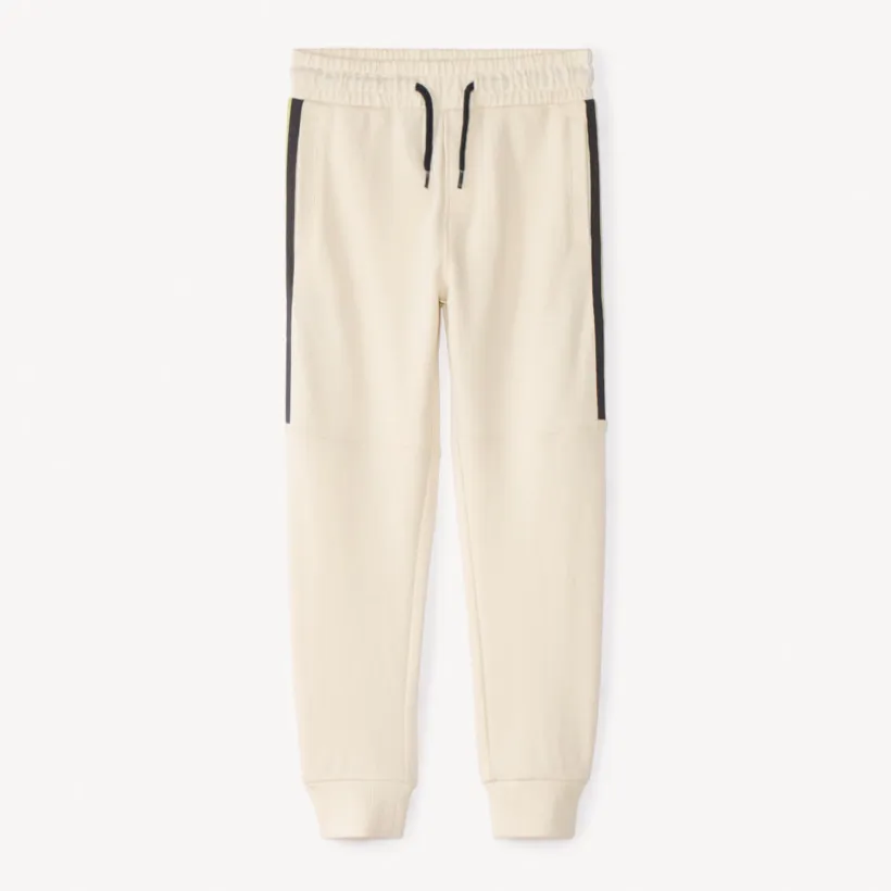 Jogging fleece uni met strepen jongens