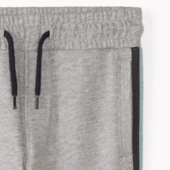 Jogging fleece uni met strepen jongens