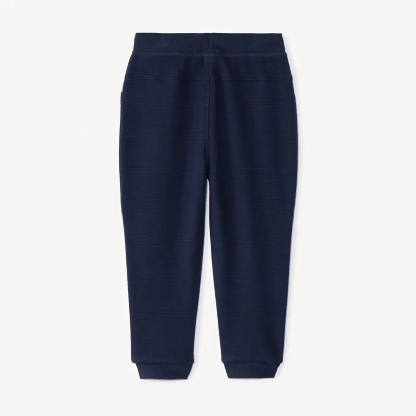 Jogging in effen fantasiefleece voor babyjongens