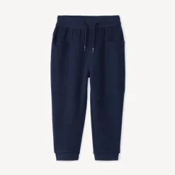 Jogging in effen fantasiefleece voor babyjongens