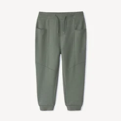 Jogging in effen fantasiefleece voor babyjongens