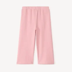 Jogging large in piqué met vlinderprint voor babymeisjes