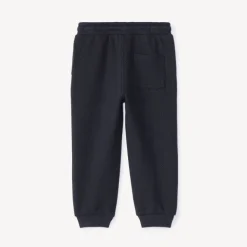 Jogging met effen kleur en label voor babyjongens