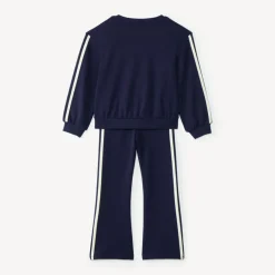 Joggingoutfit voor meisjes met glinsterende fantasieprint