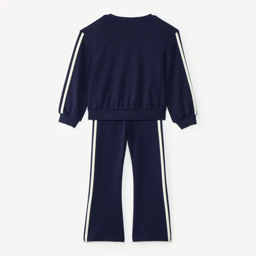 Joggingoutfit voor meisjes met glinsterende fantasieprint