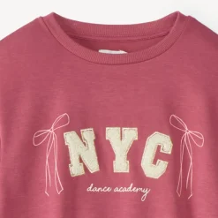 Joggingoutfit voor meisjes met glinsterende fantasieprint
