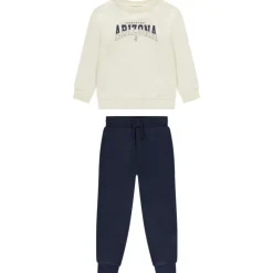 Joggingpak in fleece met print voor jongen