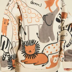 Joggingpak met safari-print voor baby jongen