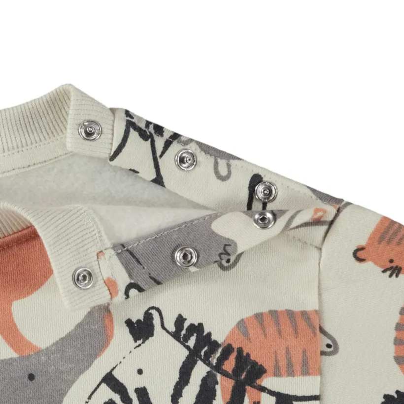 Joggingpak met safari-print voor baby jongen