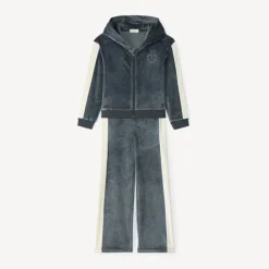 Joggingpak voor meisjes in velours