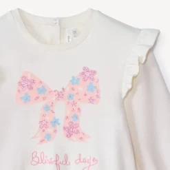 Jogging set in scuba voor meisjesbaby