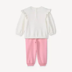 Jogging set in scuba voor meisjesbaby