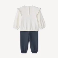 Jogging set in scuba voor meisjesbaby