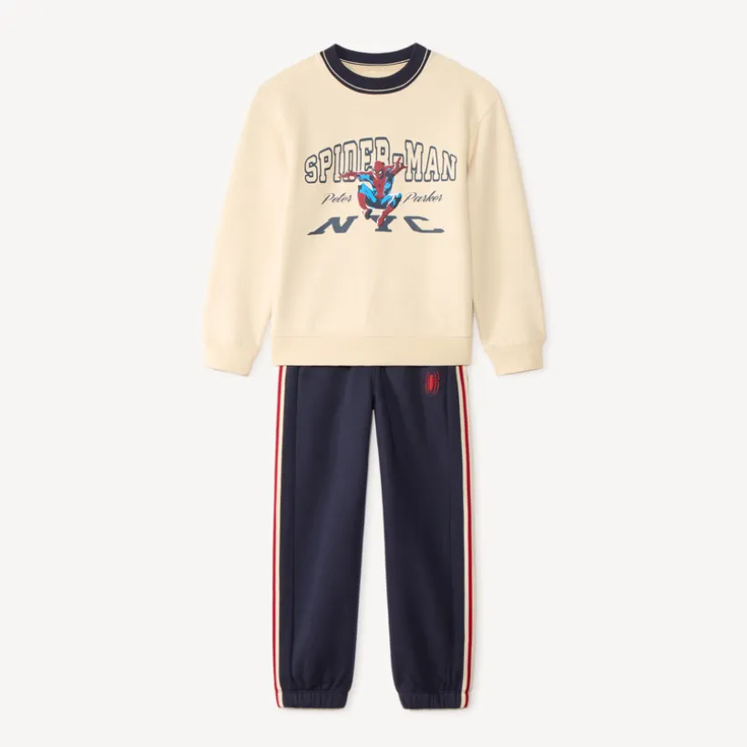 Joggingset jongens met Spider-Man Marvel print sweatshirt