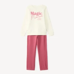 Jogging set meisjes met fantasiedruk