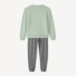 Jogging set met bedrukt sweatstof jongens
