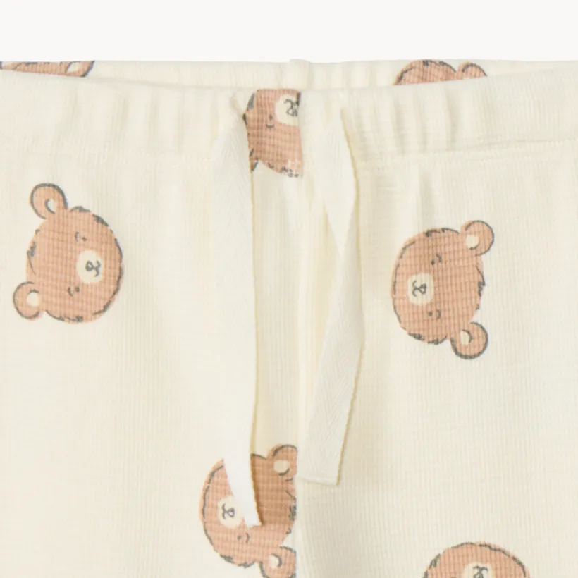 Jogging set met bijenwaskleurige beren voor baby's