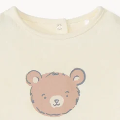 Jogging set met bijenwaskleurige beren voor baby's