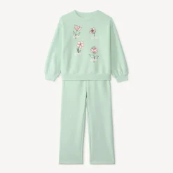 Jogging set met bloemenprint meisjes