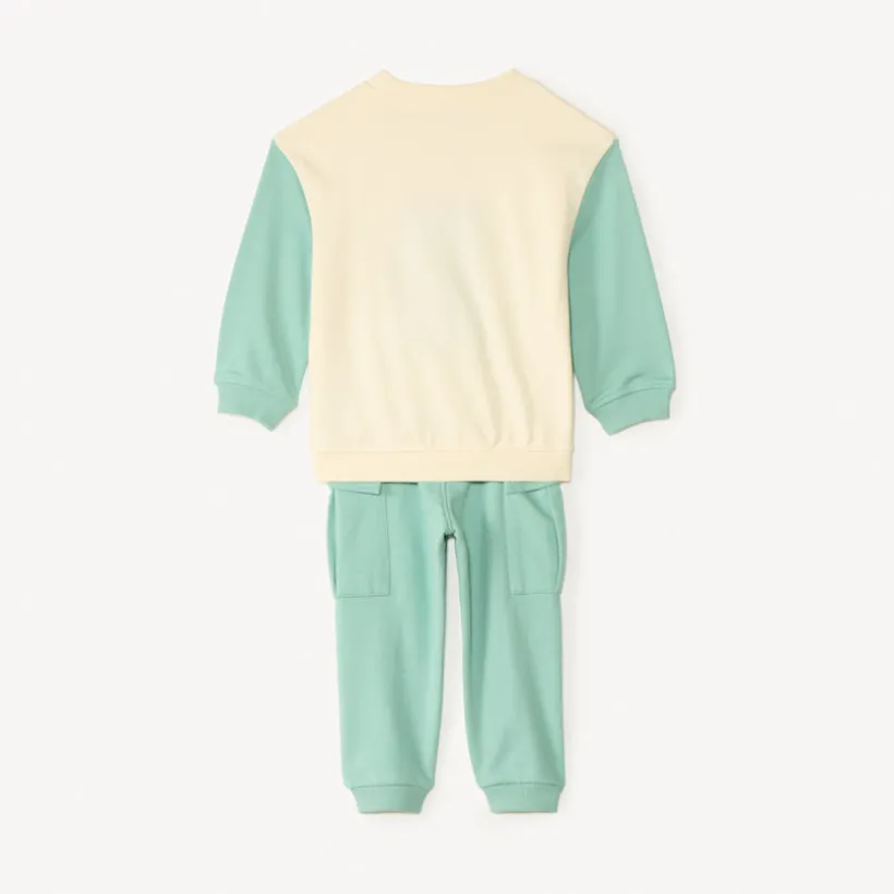 Joggingset met color block-effect voor babyjongen