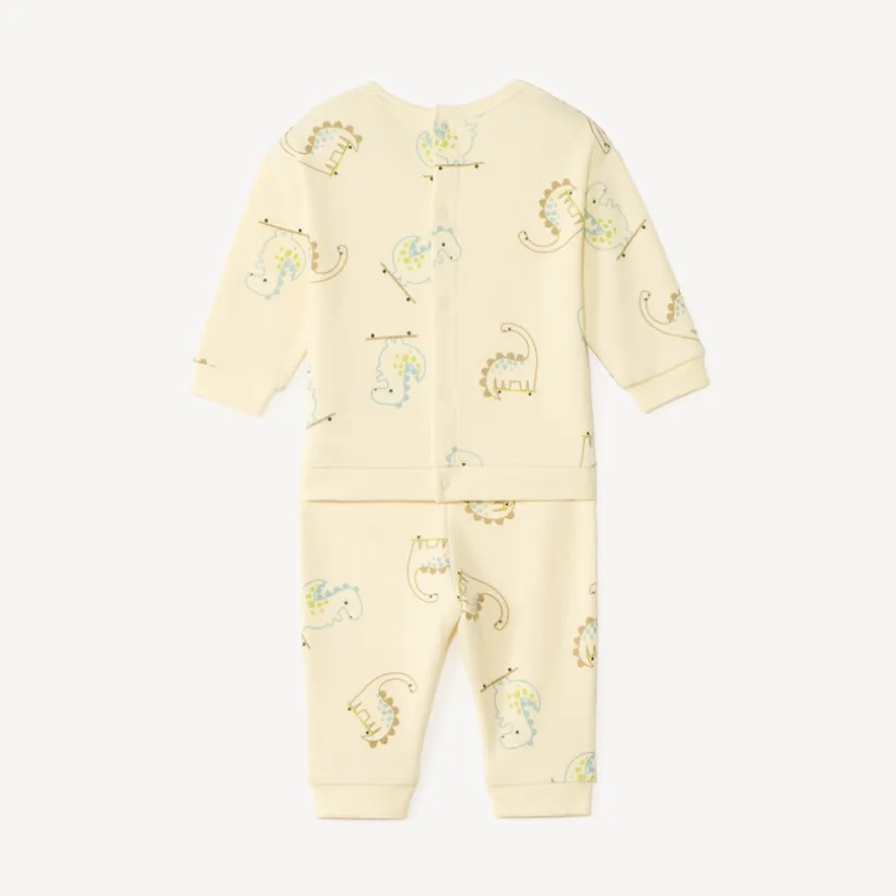 Joggingset met Dino-print voor babyjongens